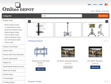 Tablet Screenshot of onlinedepot.com.au